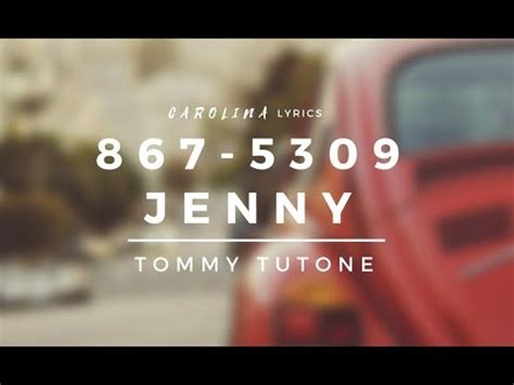 jenny youtube|jenny 8675309 song youtube.